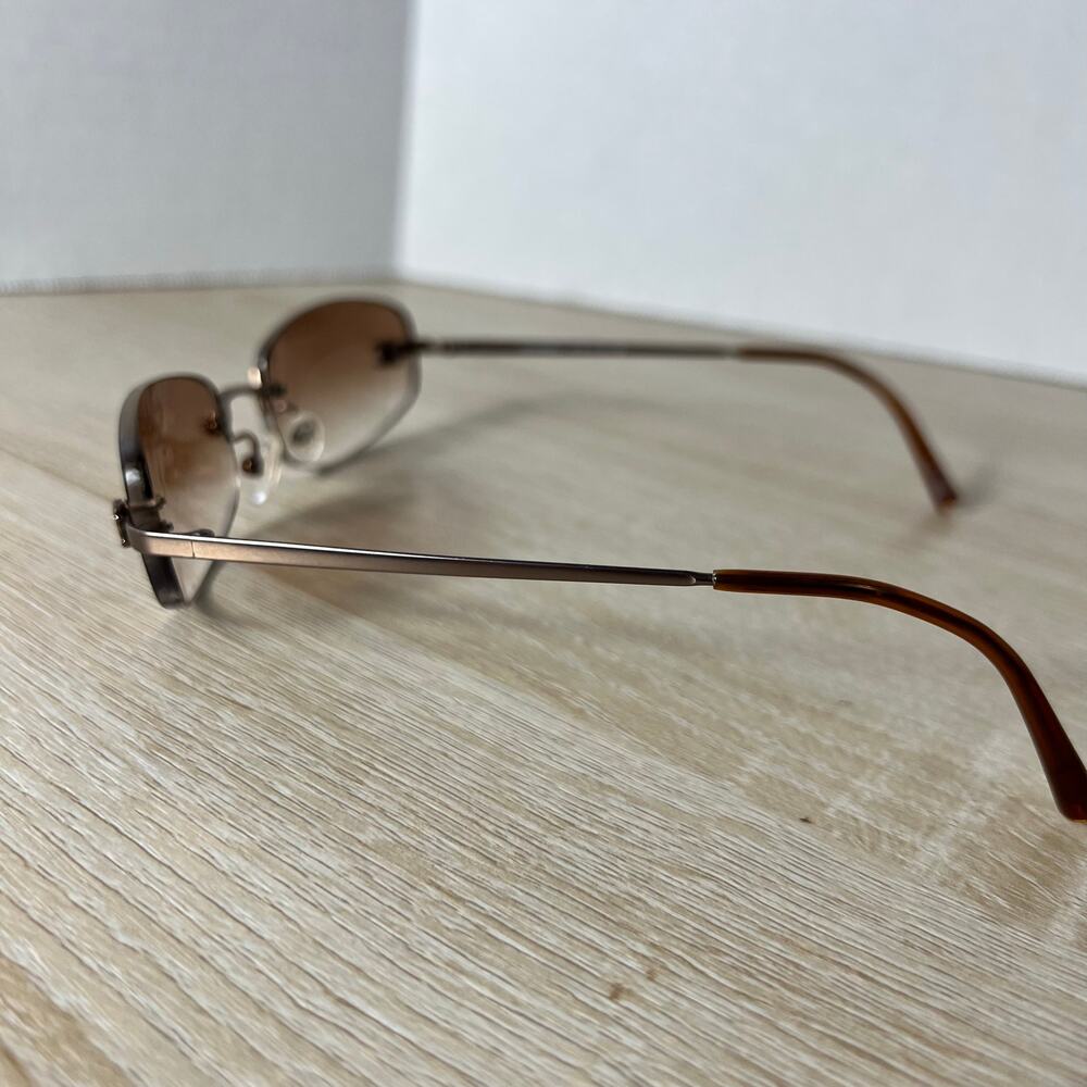 Chanel 4002 c.116/74 Sunglasses FRAMES ONLY Rimless Pink Rose Gold 54-19-130 - Picture 8 of 15